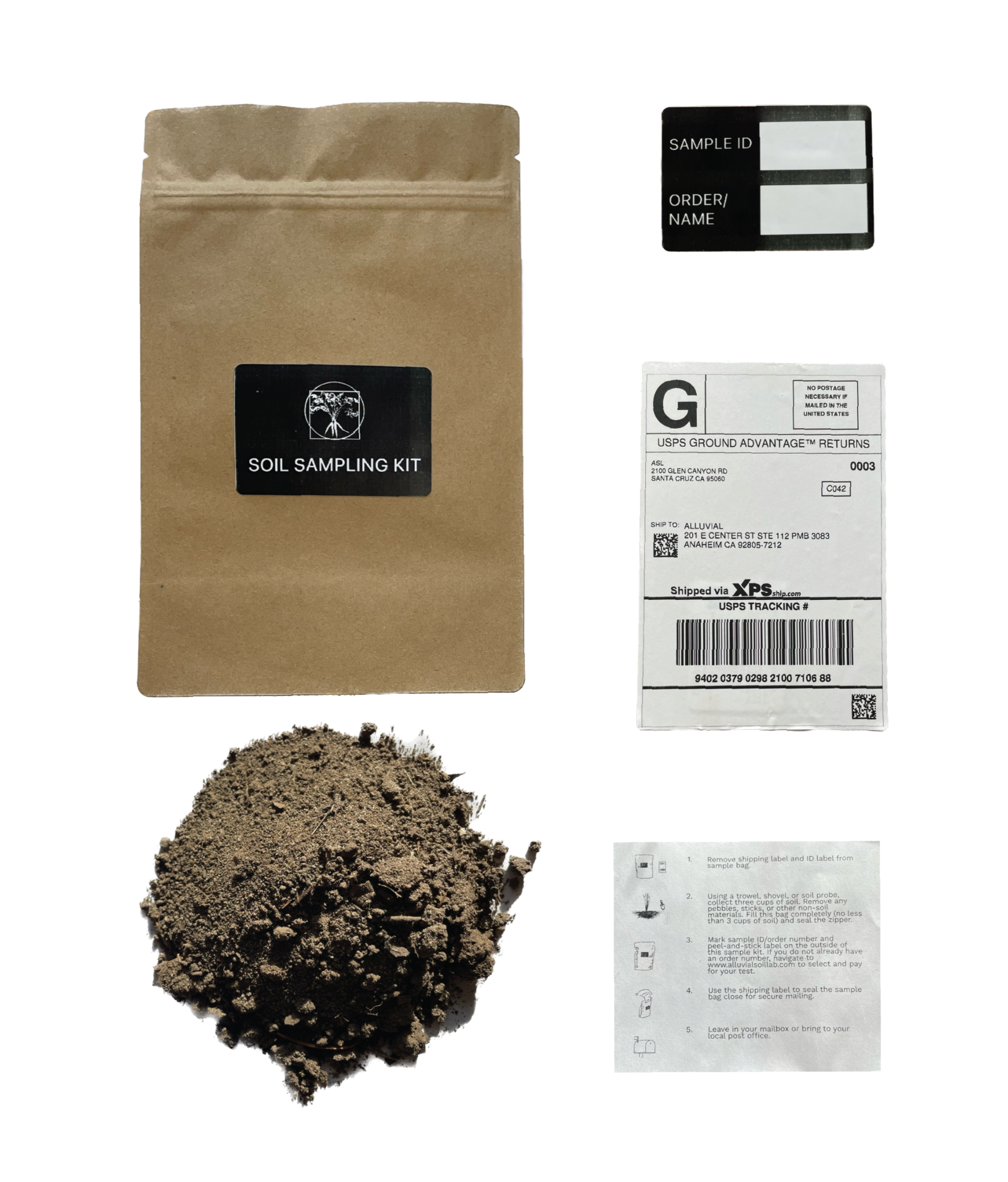 Alluvial Soil Lab Soil Test Kit, heavy metal, MWELO,